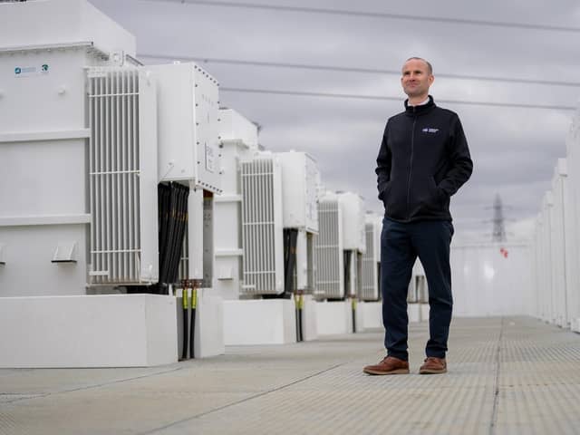 Peter Kavanagh, CEO & founder of Harmony Energy and Investment Director of Harmony Energy Income Trust PLC, at the firm's Pillswood battery energy storage site, near Hull.