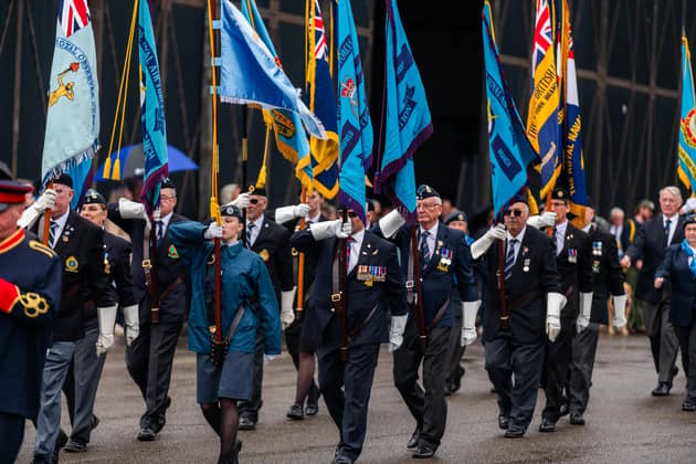 The moving event paid tribute to men and women who served Britain and the Commonwealth and Allied nations during times of conflict. Picture: James Hardisty. Date: 6th September 2026.