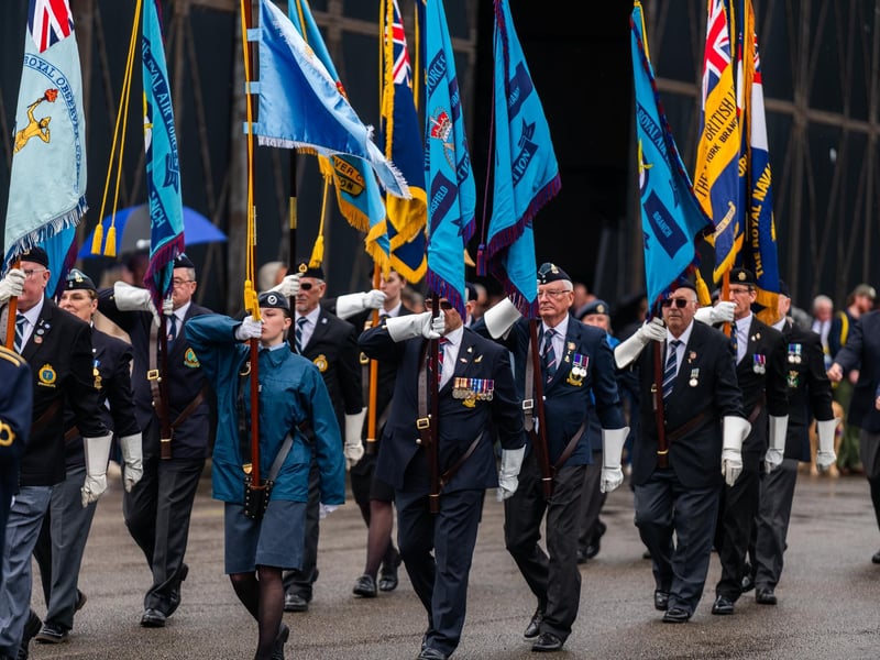 The moving event paid tribute to men and women who served Britain and the Commonwealth and Allied nations during times of conflict. Picture: James Hardisty. Date: 6th September 2026.