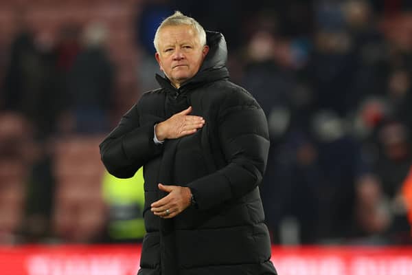 HEART: Chris Wilder demands certain standards as manager of Sheffield United