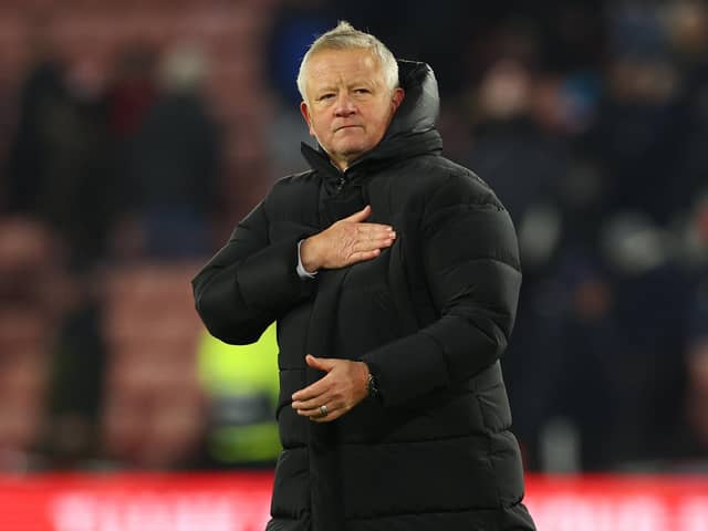 HEART: Chris Wilder demands certain standards as manager of Sheffield United