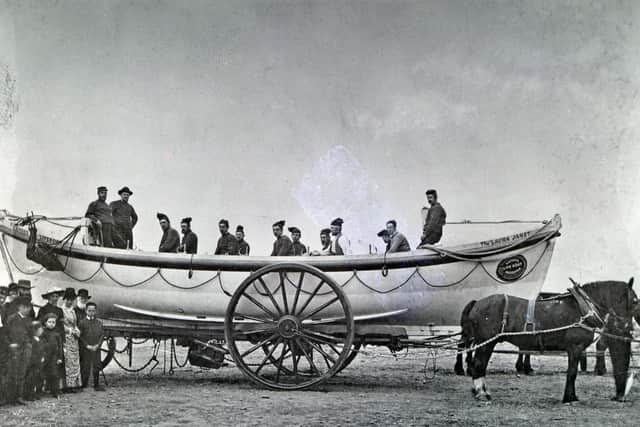 The St Anne's lifeboat lost most of her crew during a rescue in 1886