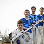 Young players involved with Thongsbridge Cricket Club in the new Yorkshire Vikings Kukri T20 kit and T20 Northern Diamonds Kukri kit. (Picture: Ben Wicket, Yorkshire CCC)