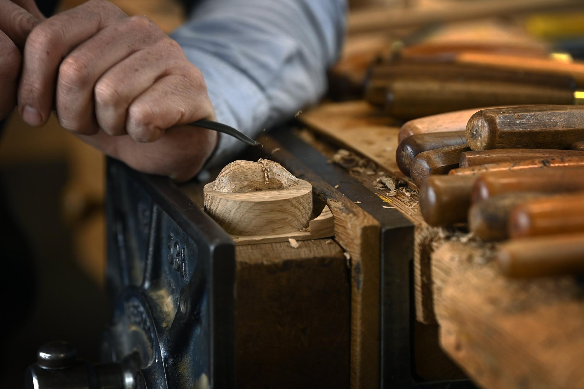 Mouseman: 'I visited the famous Mouseman workshop in Kilburn - the ...