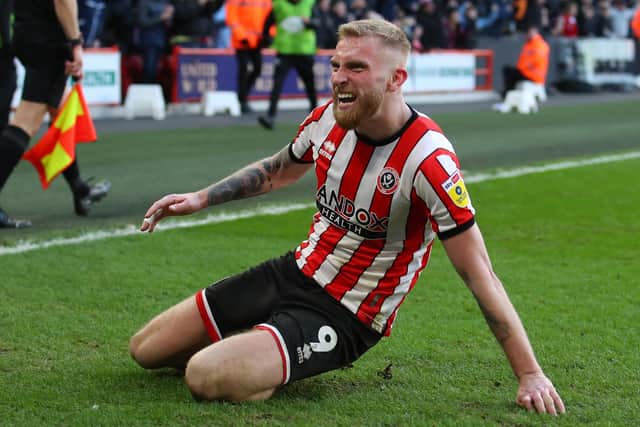 RECORD SIGNING: Sheffield United spent £20m on Oli McBurnie when they were last promoted but the purse strings have tightened in the last two years