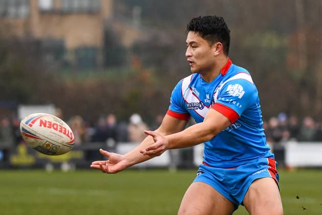 Wakefield's Mason Lino scored 38 points against Newcastle Thunder (Picture: Olly Hassell/SWPix.com)