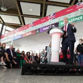 Labour party leader Sir Keir Starmer speaking at the launch of the party's fifth and final mission on breaking down the barriers to opportunity at every stage, for every child, at Mid Kent College in Gillingham in Kent. PIC: Stefan Rousseau/PA Wire