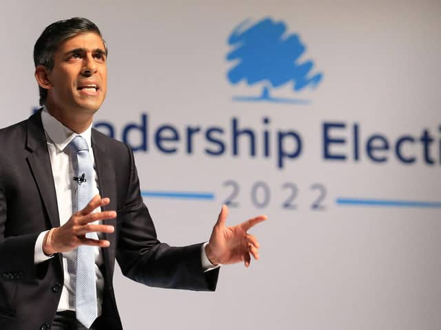 'The appointment of Rishi Sunak as our PM is a significant milestone for this country which cannot be understated'. PIC: LINDSEY PARNABY/AFP via Getty Images