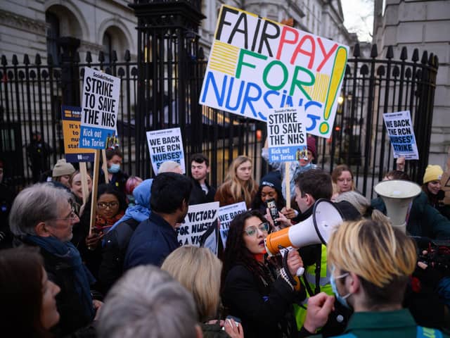 Nurses and junior doctors have been striking over pay. PIC: Leon Neal/Getty Images