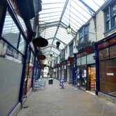 Dewsbury Arcade shortly before its closure, when decline had set in