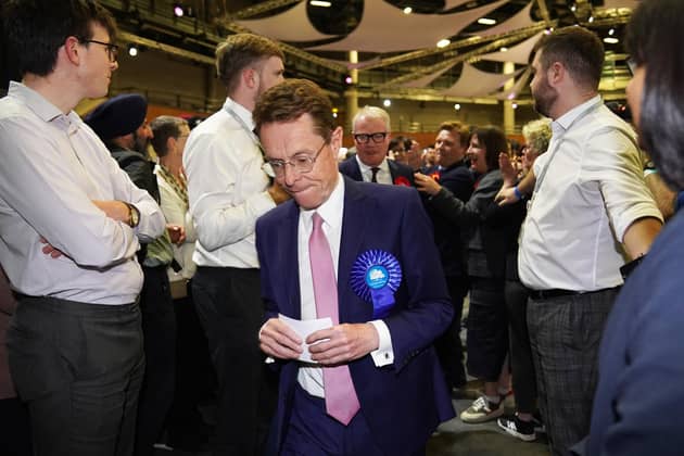Andy Street after Labour's Richard Parker is elected as the new Mayor of West Midlands. PIC: Jacob King/PA Wire