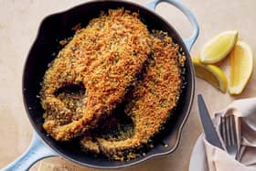 Baked butterfish with herb crumb from The South African Cookbook by Nokx Majozi (Bloomsbury Publishing, £26). Photo credit: Yuki Sugiura/PA