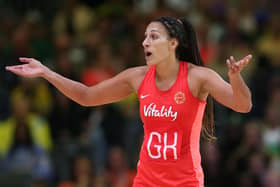 England Roses legend Geva Mentor will join her new Leeds Rhinos team-mates in January (Picture: Shaun Roy/Gallo Images/Netball World Cup 2023 via Getty Images)