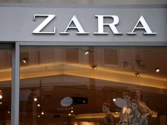 File photo dated 29/05/18 of a branch of Zara, as the fashion giant's owner Inditex has revealed a sharp rise in profits on the back of strong sales of its spring-summer product lines. Picture: Yui Mok/PA Wire