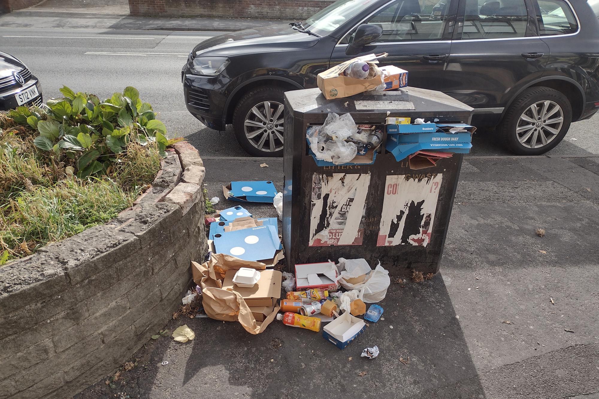 'Appalling' - 'Vermin' fears as rubbish overflowing from York bin prompting action call