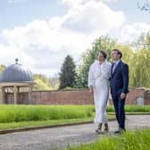 Sir Anthony and Lady Milnes Coates' son Tom and his wife Annabell were the first couple to get married at Helperby Walled Garden last year
Damian James Bramley, DJB Photography