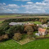 The farm in the North York Moors covers 320 acres and includes the farm house and buildings.