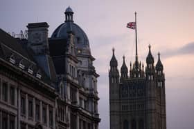 The Union flag at the Houses of Parliament. PIC: Dan Kitwood/Getty Images