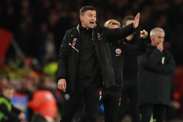 OFF COURSE: Sheffield United manager Paul Heckingbottom needs to halt his team's mini-slump quickly. Picture: Simon Bellis/Sportimage