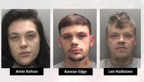 Amie Kehoe, of Blisland Close,  Keeran Edge, of Kilton Court, and Lee Hailstone, of Bathurst Street, were all charged with the murder of Lee Rhoades in March 2023.