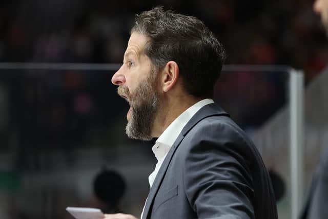 WORKING IT OUT: Sheffield Steelers' head coach, Aaron Fox. Picture: Hayley Roberts/Steelers Media.
