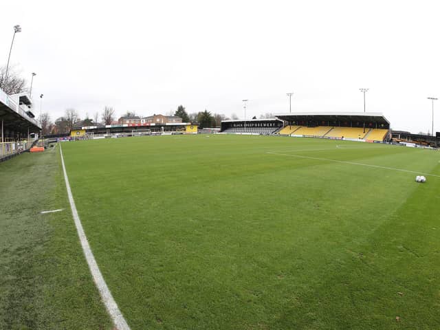Harrogate Town will not be in action this weekend. Image: Pete Norton/Getty Images