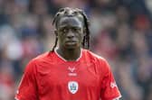 Recent Barnsley signing Ben Hamed Toure pictured playing against Leicester City on Saturday (Picture: Tony Johnson)