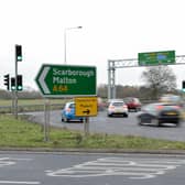 A64 Hopgrove roundabout