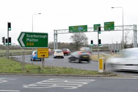 A64 Hopgrove roundabout