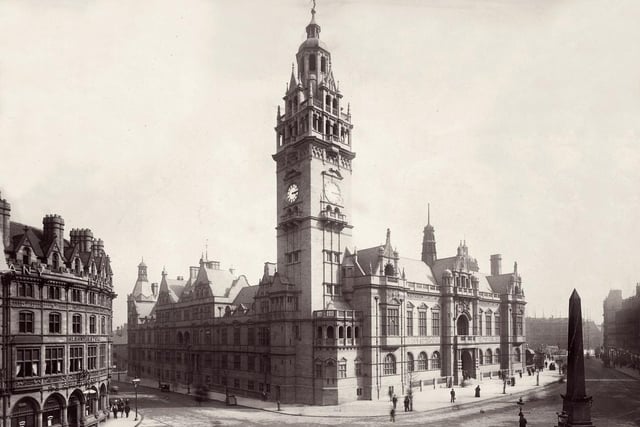 The Town Hall of Sheffield.