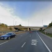 Drivers are being warned of a closure on the A1M at Bramham Interchange that also affects the A64. Picture: Google