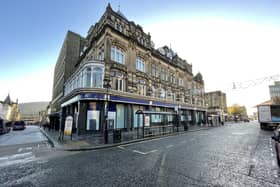 The historic former Halifax Building Society headquarters in Halifax  are now listed to let, with both retail and office space available. (Photo supplied by Walker Singleton)