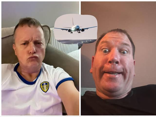 Dean Fairbrother and his friend Liam Cooper have had a holiday to Ibiza booked with their families for months.However, when Leeds United reached Wembley, the quick thinking season ticket holders got to work to hatch a plan to return to England to watch the match.