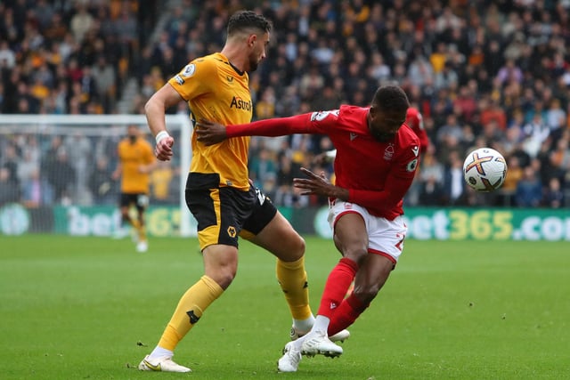 The Wolves defender made six clearances and two tackles as managerless Wolves picked up a much-needed win over Nottingham Forest.