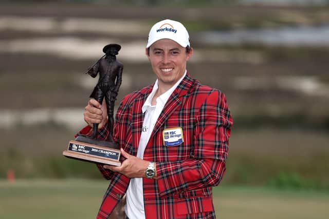 Matthew Fitzpatrick of England won RBC Heritage 2026 at Harbour Town Golf Links on April 19, 2026 in Hilton Head Island, South Carolina, his second victory in the tournament in four years (Picture: Andrew Redington/Getty Images)