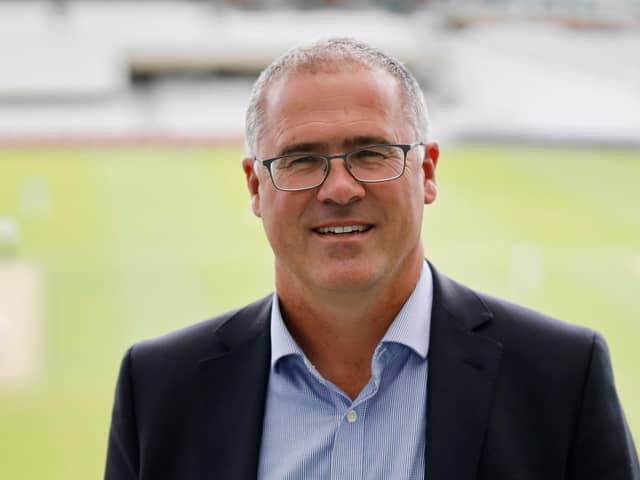 Richard Gould, the chief executive of the England and Wales Cricket Board, to whom Yorkshire have written in an effort to get the governing body to reconsider the controversial decision to deny the club a tier one women's team from next year. Photo by Tolga Akmen/AFP via Getty Images.