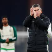 Hibernian have relieved Nick Montgomery of his duties. Image: Peter Summers/Getty Images