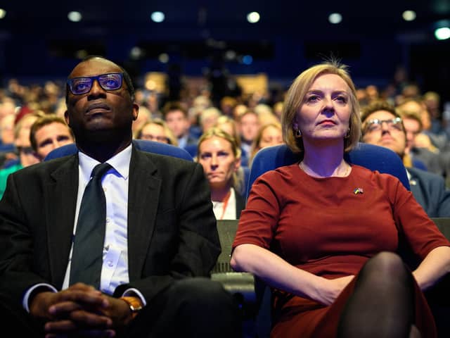 Kwasi Kwarteng and Liz Truss at the annual Conservative Party Conference. PIC: Leon Neal/Getty Images