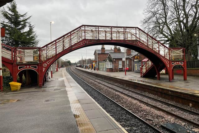The Railway Heritage Trust has paid removal costs for the footbridge at Garforth Station