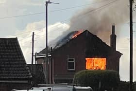 Fire at home in Holme-on-Spalding-Moor after lightning strike on May 26