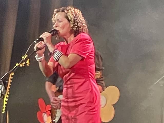 Kate Rusby signing off the festival on Sunday night.