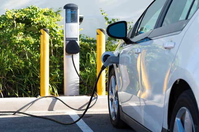 Stock image of an electric car charging. PIC: Michael Flippo - stock.adobe.com