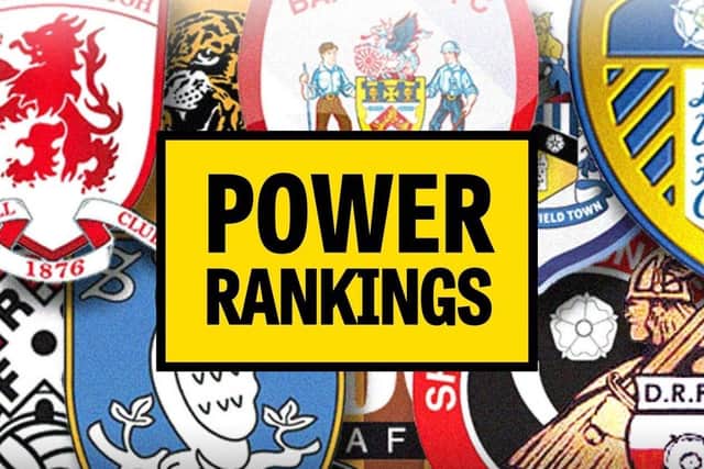 Power Rankings: Sheffield United have moved top of the Yorkshire rankings 