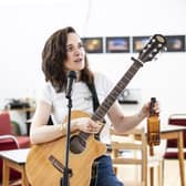 Lena Hall as Kenna in rehearsals for In Dreams at Leeds Playhouse. Picture: Pamela Raith