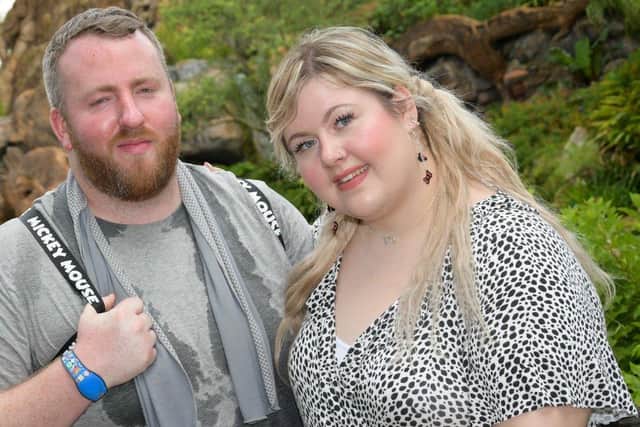 Catherine and Dean before the gastric bypass operation