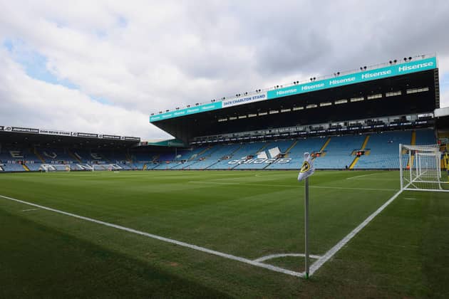 LEEDS, ENGLAND - AUGUST 06:  A general view of Elland Road prior to the Premier League match between Leeds United and Wolverhampton Wanderers at Elland Road on August 6, 2022 in Leeds, United Kingdom. (Photo by Marc Atkins/Getty Images)