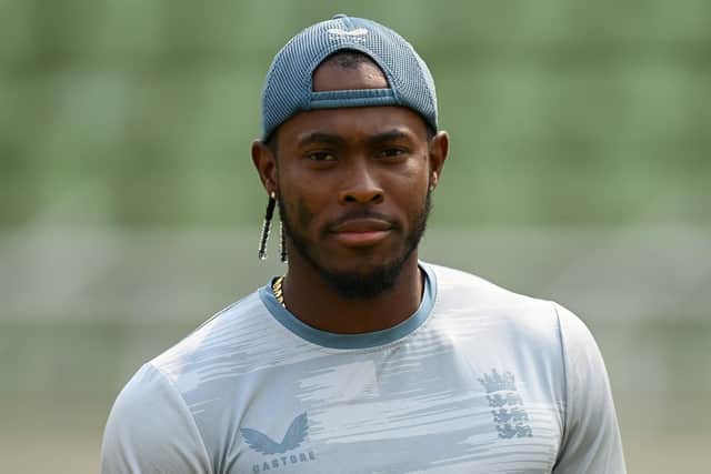 Jofra Archer of England is out of the Ashes (Picture: Gareth Copley/Getty Images)