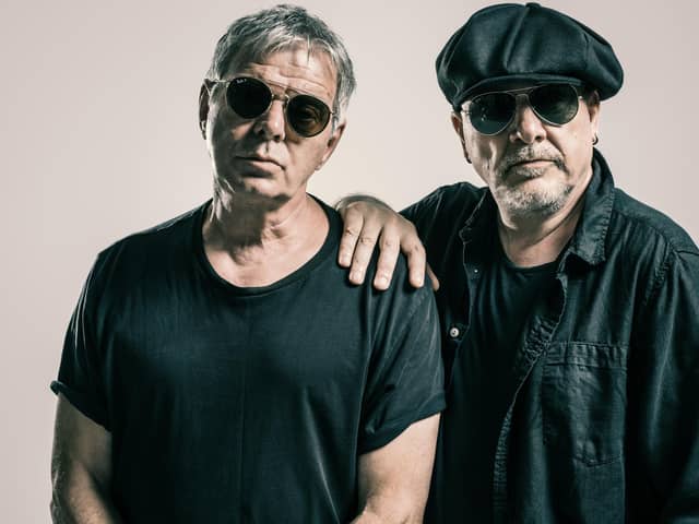 Jean Jacques Burnel and Baz Warne of The Stranglers.