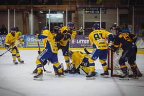 MINI-BREAK: Leeds Knights extended their winning streak to eight games with a 7-2 win over Raiders at Elland Road Ice Arena on Sunday night. Picture: Jacob Lowe/Leeds Knights.