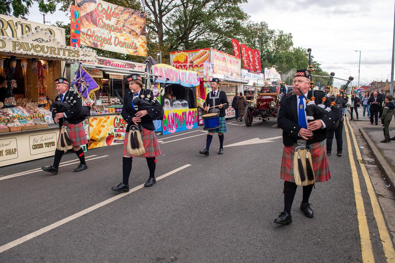 The City of Hull Pipe Band performed before the fair was officially opened by the Lord Mayor